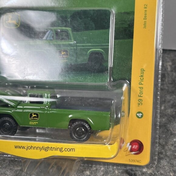 2008 Johnny Lightning 1959 Ford Pickup John Deere HTF - NEW 1:64 - Picture 3 of 8